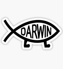 Darwin Fish Sticker