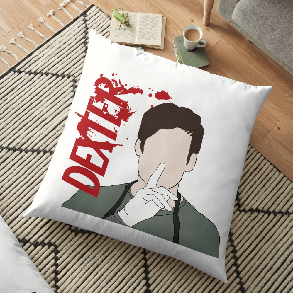 Dexter Morgan Shhhh Floor Pillow