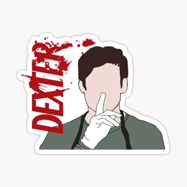 Dexter Morgan Shhhh Sticker