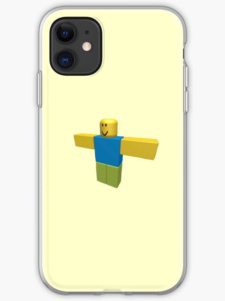 Roblox T Pose Meme Iphone Case Cover By Alexcrewe Redbubble - t pose tuesday roblox