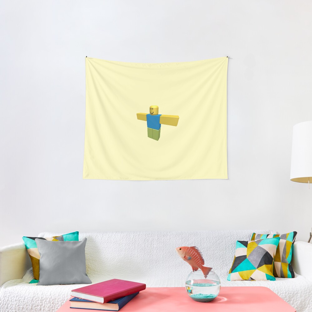 Roblox T Pose Meme Tapestry By Alexcrewe Redbubble - roblox t pose meme poster by alexcrewe redbubble