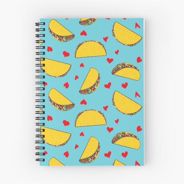 Item preview, I love tacos - tacos & hearts - blue designed and sold by littlearrow.