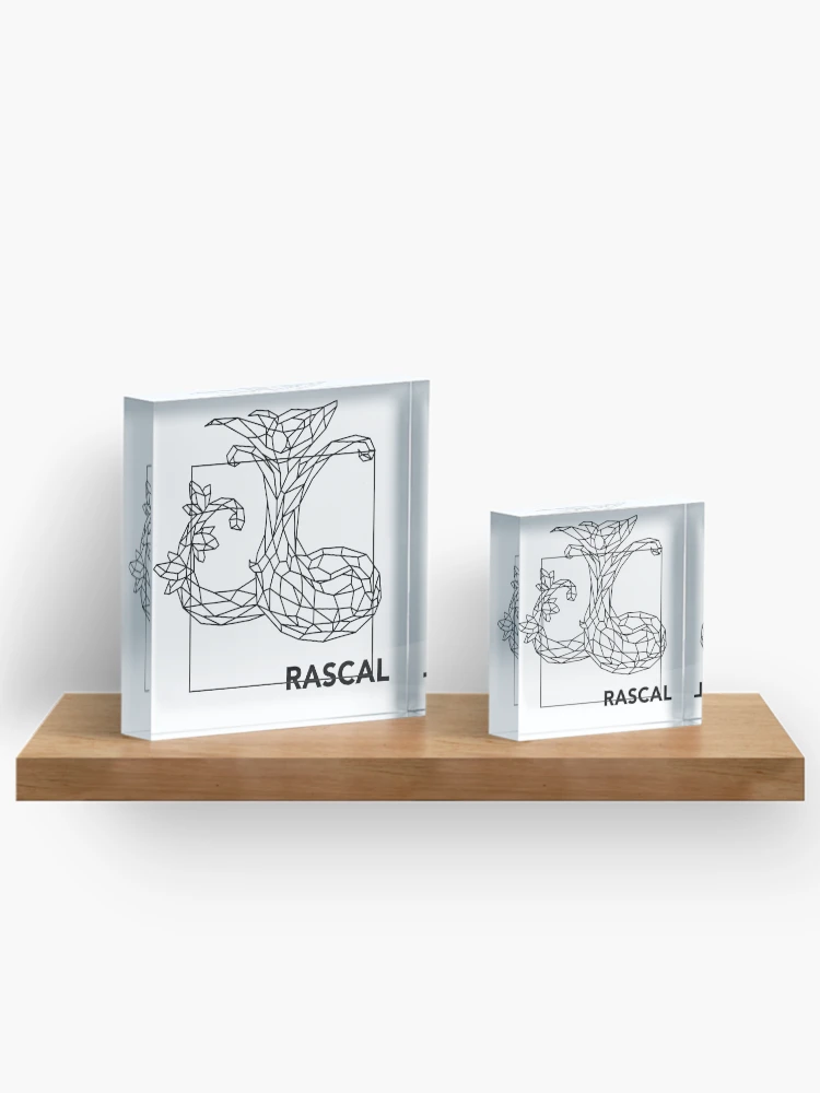 Thumbnail 3 of 5, Acrylic Block, Polygon Serperior Rascal designed and sold by RascalMedia.