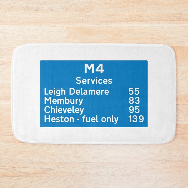Item preview, M4 Services | Gavin and Stacey Christmas Special | Motorway Sign designed and sold by SJ Designs.
