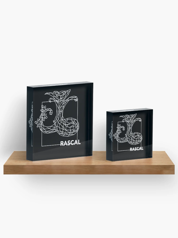 Thumbnail 3 of 5, Acrylic Block, Polygon Serpiroyal Rascal designed and sold by RascalMedia.