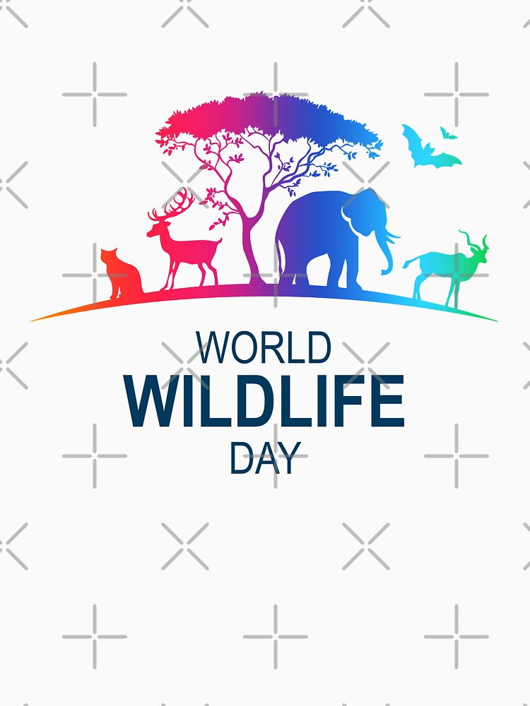 "World Wildlife day 2020" T-shirt for Sale by samer11 | Redbubble