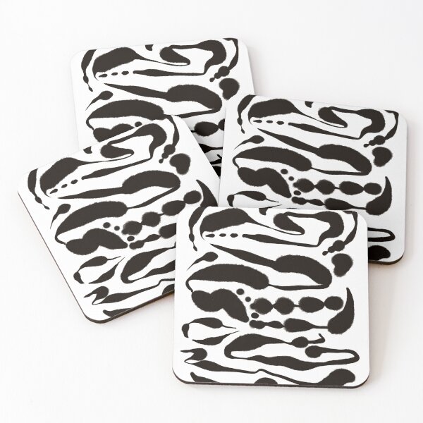 Item preview, Ink Blots, Black and White Palette designed and sold by Amy Brinkman.