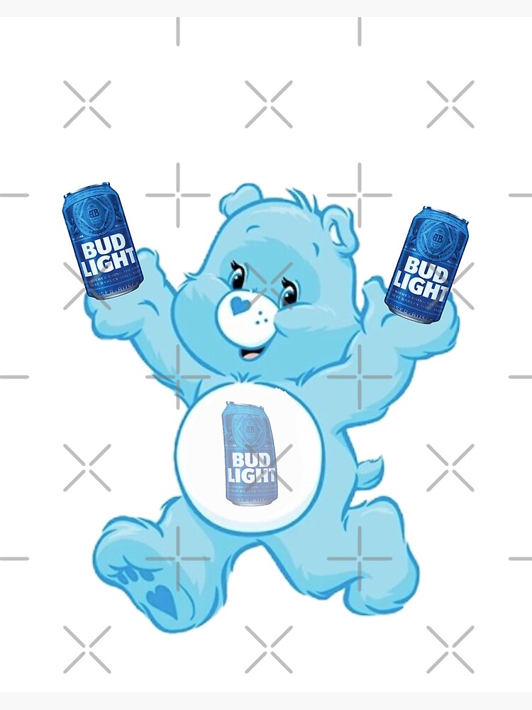 light blue care bear