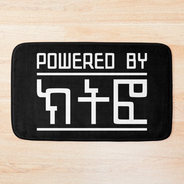 Item preview, Powered by Kitfo, Amharic (ክትፎ) designed and sold by MerchHouse.