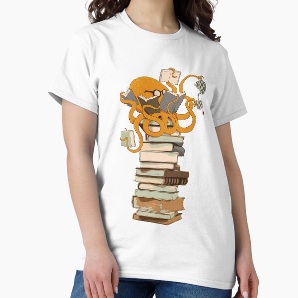 Item preview, Reading Octopus, tea, coffee and books gift designed and sold by dogeatdoug.