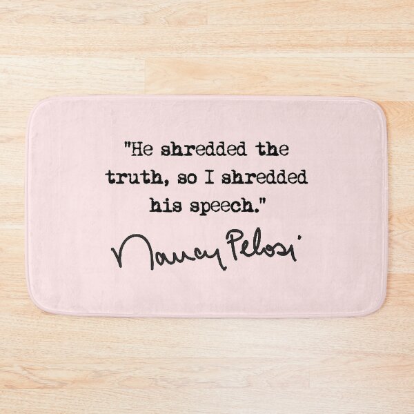 Item preview, Nancy Pelosi aka The Ripper (black text pink background) designed and sold by Thelittlelord.