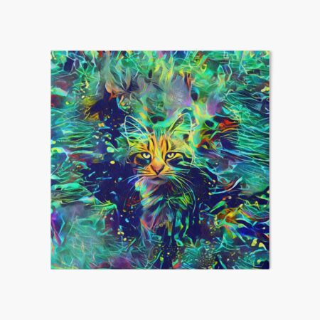Deep Style Cat Art Board Print