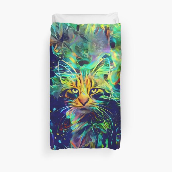 Deep Style Cat Duvet Cover