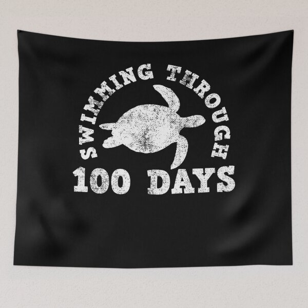 Item preview, Swimming 100th Day Of School designed and sold by 4tomic.
