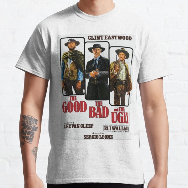 The Good The Bad and The Ugly 1966 Movie Poster Art Classic T-Shirt