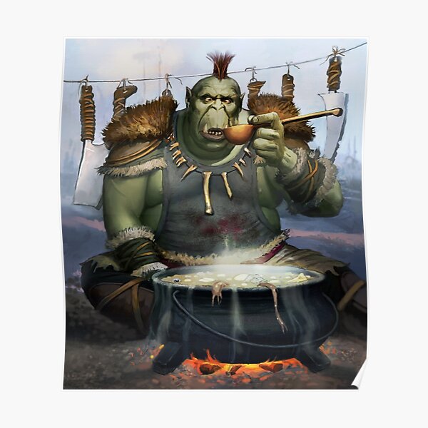 Needs Salt by Jeff Lee Johnson Poster