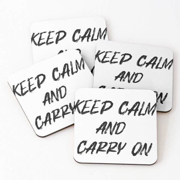 Item preview, keep calm and carry on v1 designed and sold by Lou-Art.