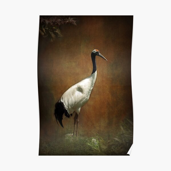 Bringer of luck - Japanese Crane Poster