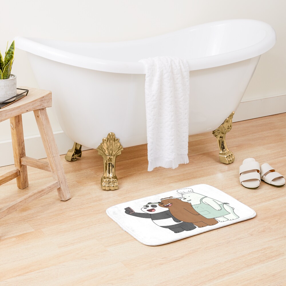 We Bare Bears Bath Mat