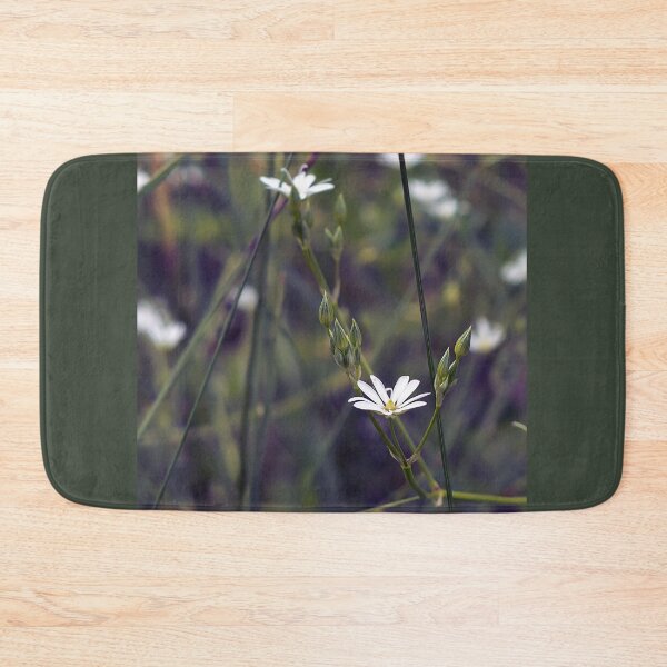 Item preview, Tiny white flower on the grass background designed and sold by lena-maximova.