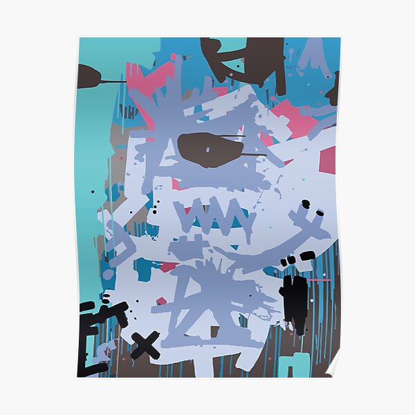 Purple Monster Poster