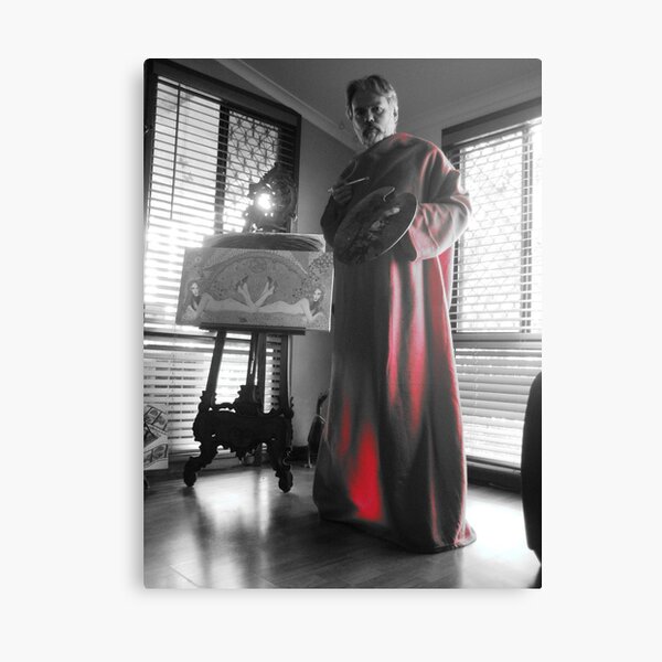 Me posing as Gustav Klimt Canvas Print