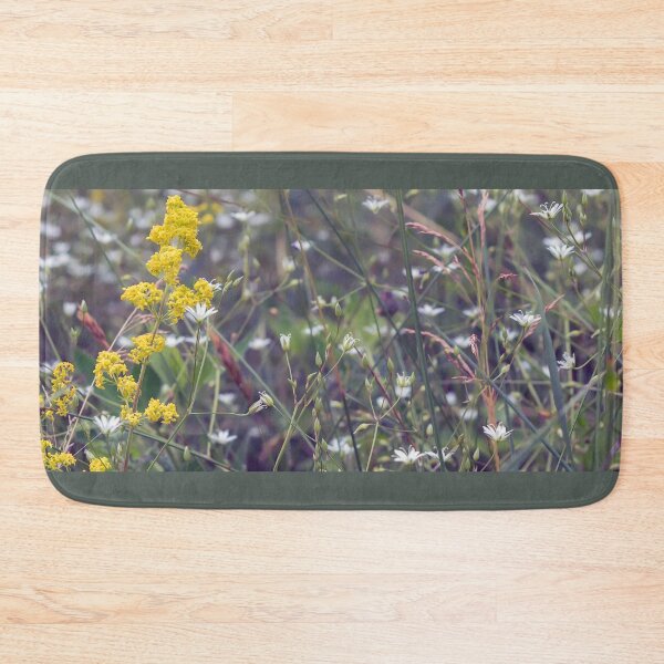 Item preview, Tiny white flowers at the meadow designed and sold by lena-maximova.