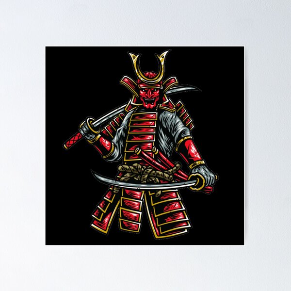 Item preview, ,samurai, armor, black, white, sword, ninja, warrior samurai designed and sold by Design2Z.