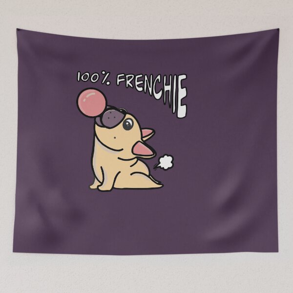 Item preview, 100% French bulldogs bubble gum yoga fart designed and sold by Collagedream.