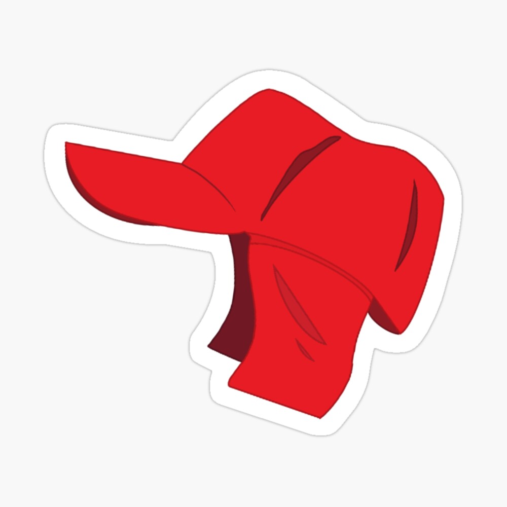 The Red Hunting Hat Catcher In The Rye Sticker for Sale by