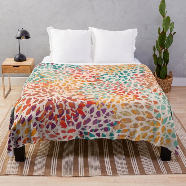 Item preview, Floral Pattern, Colorful Petal Fragments designed and sold by meggydesigns.