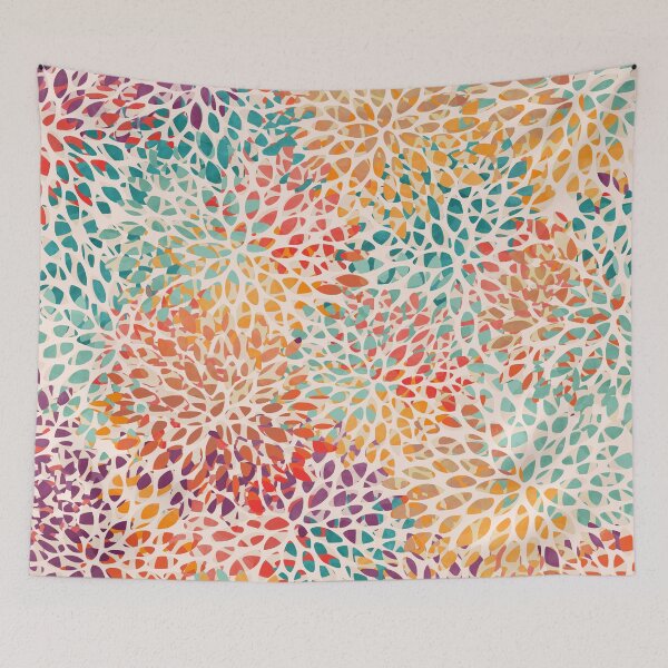 Item preview, Floral Pattern, Colorful Petal Fragments designed and sold by meggydesigns.