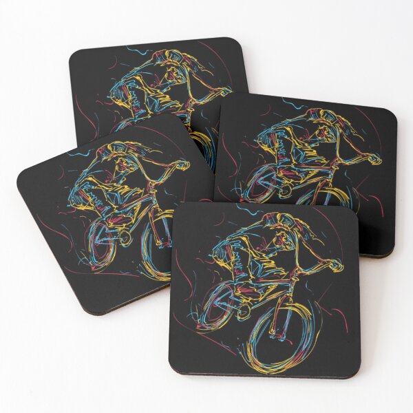 Item preview, mountain bikes, people riding bicycles, bmx, colorful, black, bicycles, patterns, Design2Z designed and sold by Design2Z.