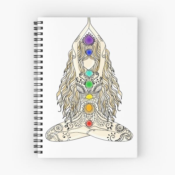 Artikelvorschau, yoga lotussitz namaste indien sport meditation 7 chakren om spirituell entworfen und verkauft von originalstar.