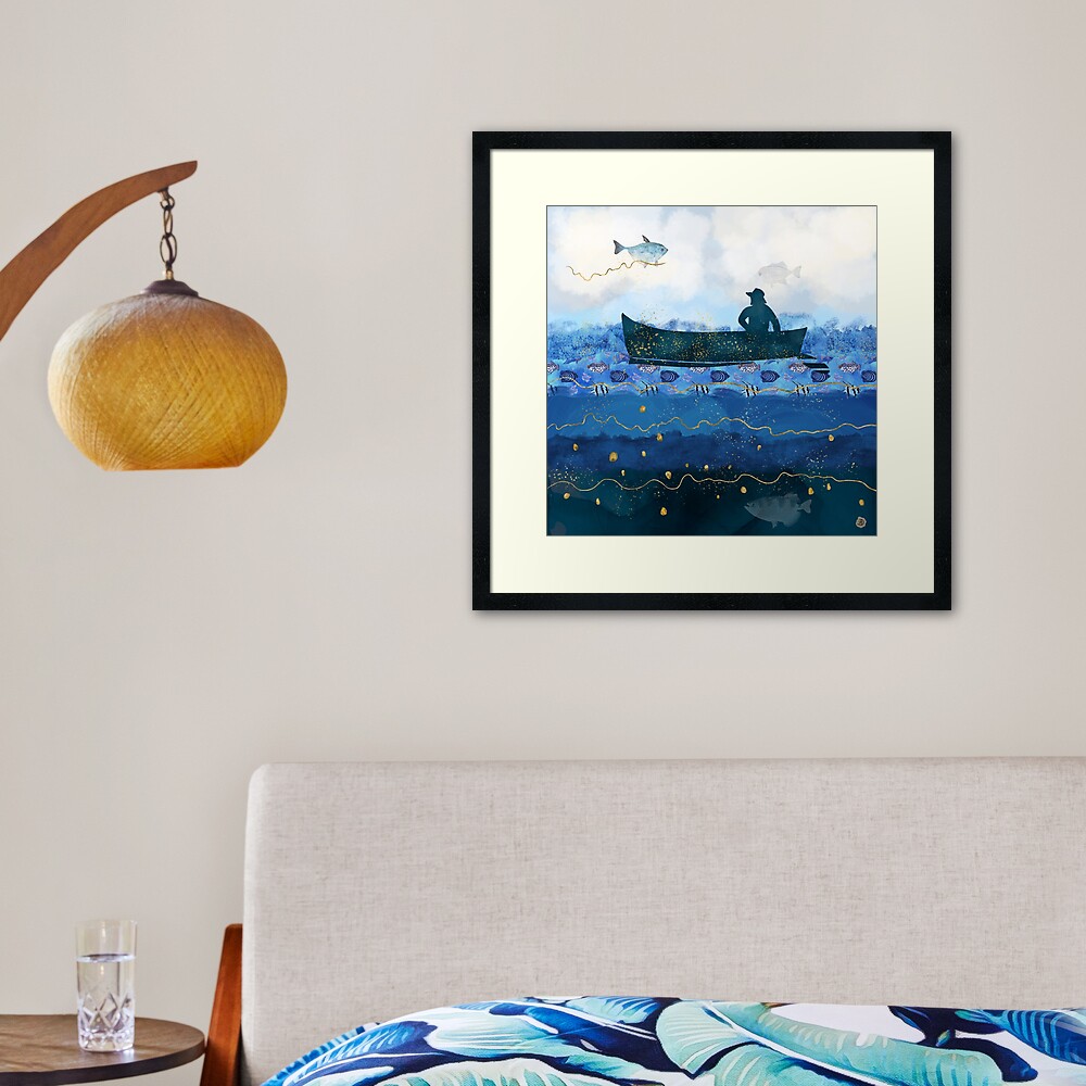 The Fisherman's Dreams Framed Art Print
