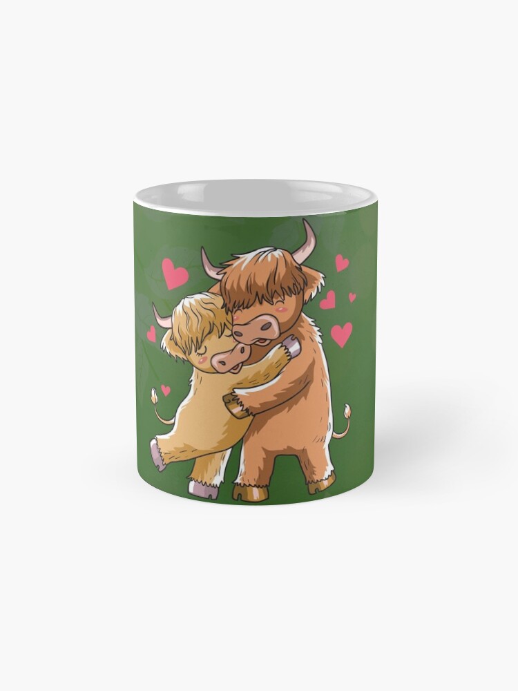 Alternative Ansicht von Hochlandkuh kuscheln Tasse