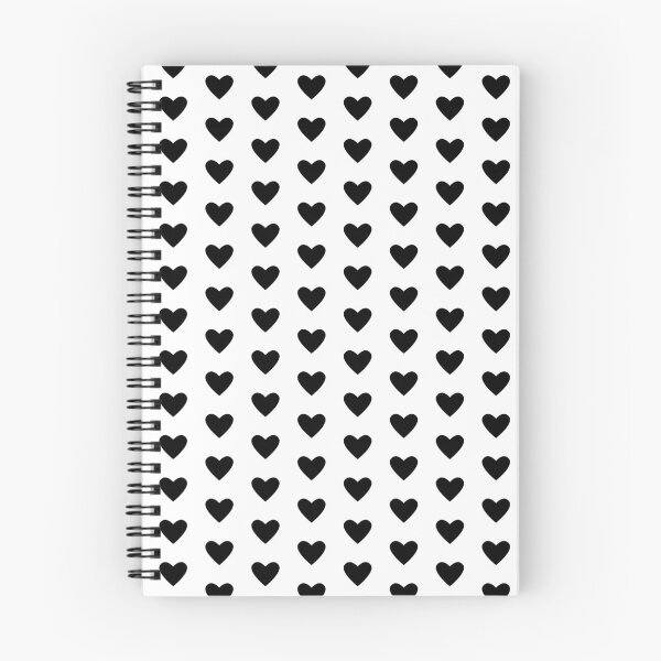 Item preview, Small Hearts Pattern (black/white) designed and sold by Design Minds Boutique.