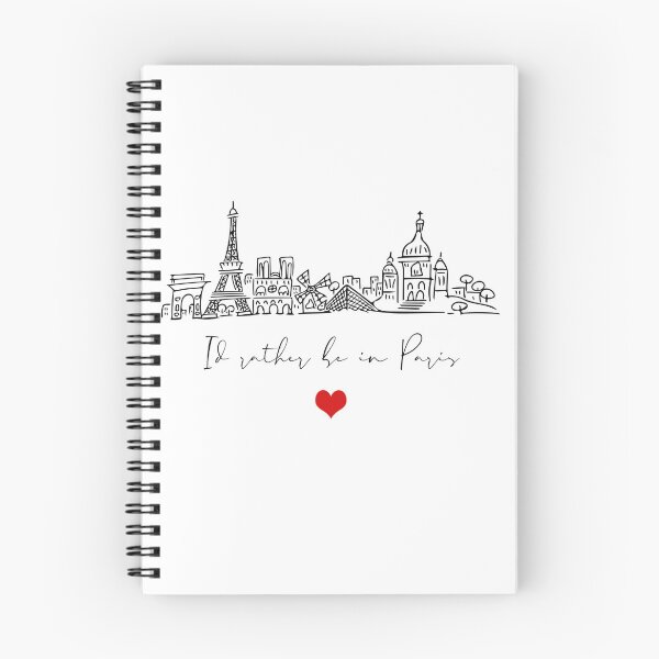 Artikelvorschau, Ich würde eher in Paris Cityscape Line Design sein entworfen und verkauft von RT-art.