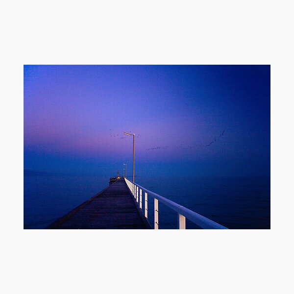 Winter at Beachport Jetty, Beachport Photographic Print