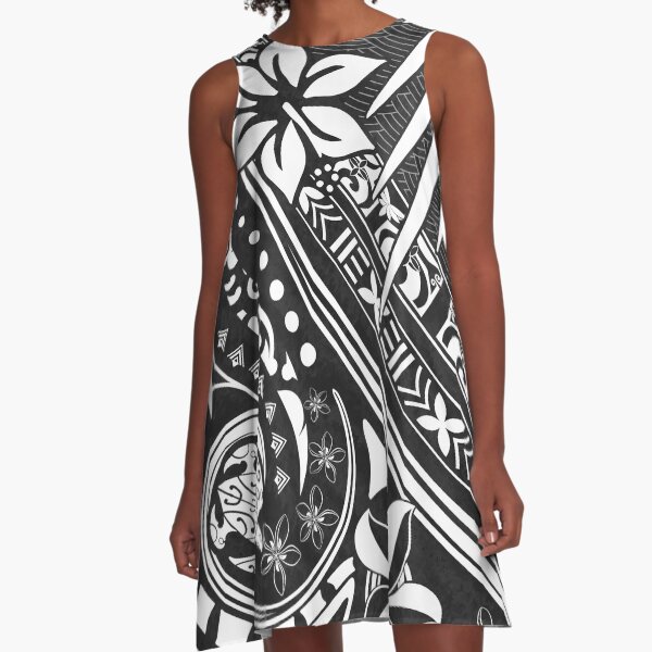 Artikel-Vorschau von Hawaiianisch-samoanisch-polynesische Stammesfäden mit schwarzer Tinte, designt und verkauft von sunnthreads.