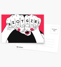 Riot Girl Postcards