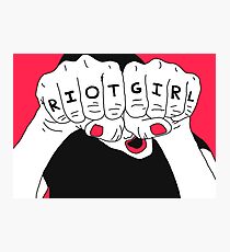 Riot Girl Photographic Print