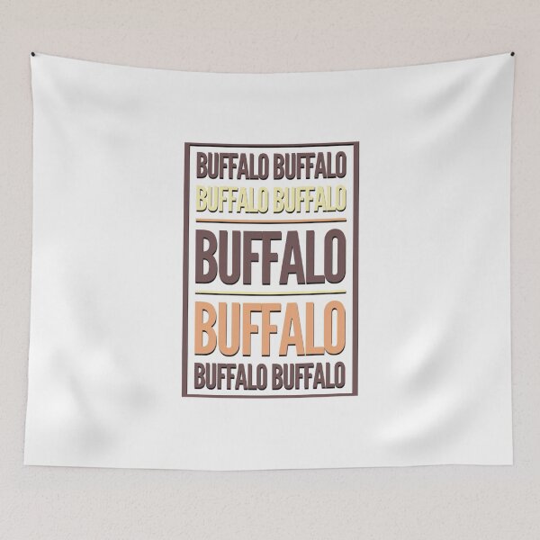 Item preview, Buffalo buffalo Buffalo buffalo buffalo buffalo Buffalo buffalo designed and sold by weavernap.