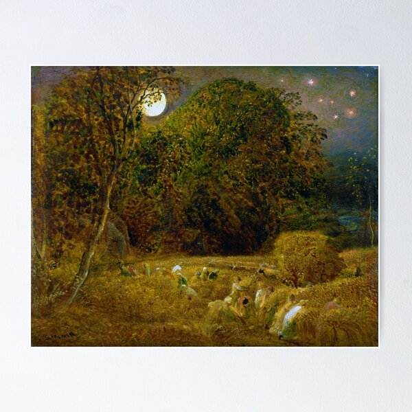 Item preview, The Harvest Moon by Samuel Palmer (1833) designed and sold by allhistory.