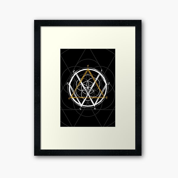 Tesla Code 369 Framed Art Print
