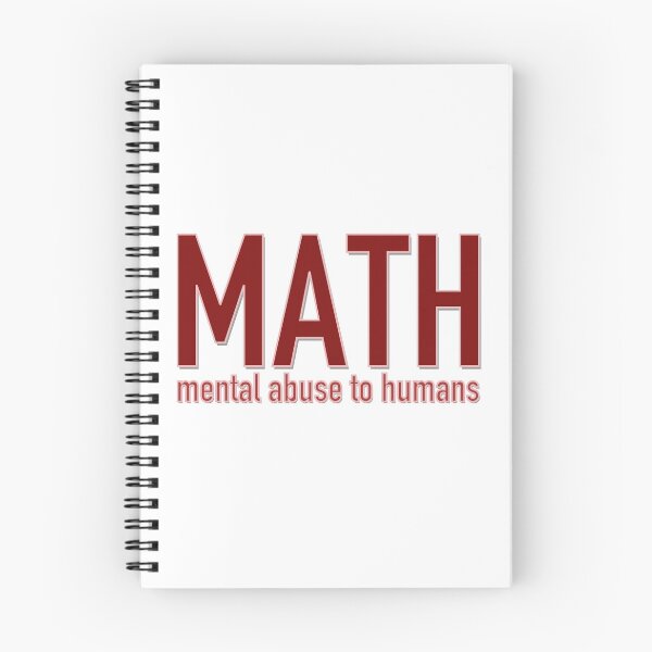 Item preview, MATH - mental abuse to humans designed and sold by bubbliciousart.