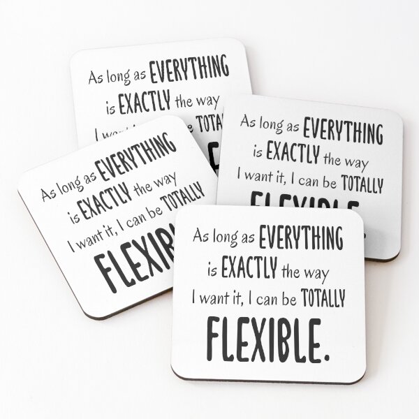 Item preview, I Can Be Totally Flexible designed and sold by quoteedesigns.