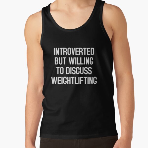 Introverts Unite Separately Geek Funny Novelty Statement Graphics Adult Tank Top 