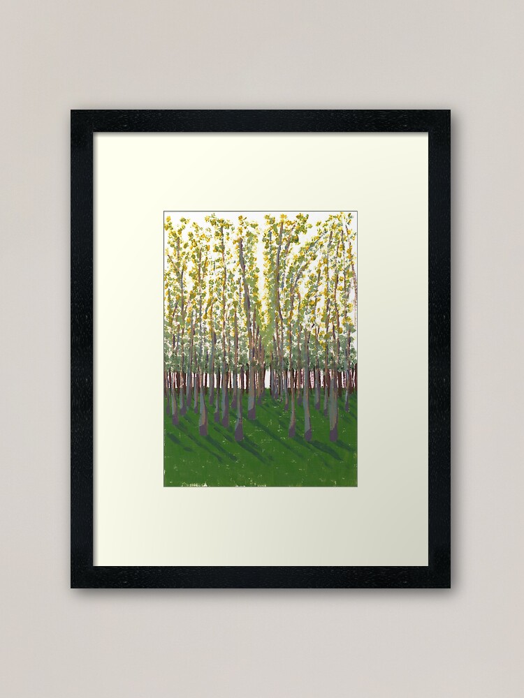 Alternate view of Birch Grove Framed Art Print