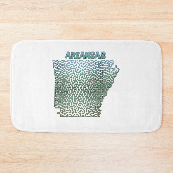Item preview, Arkansas State Outline Colorful Maze & Labyrinth designed and sold by gorff.